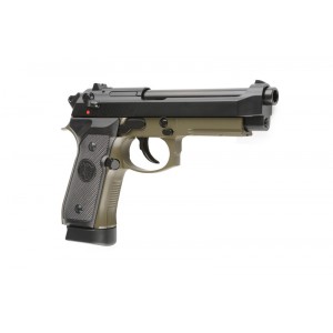 KJ Works Модель пистолета Beretta M9A1 CO2, металл, олива